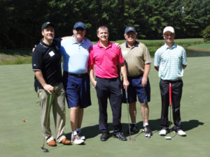 Roger S. Green with Friends President, John Winters, and team