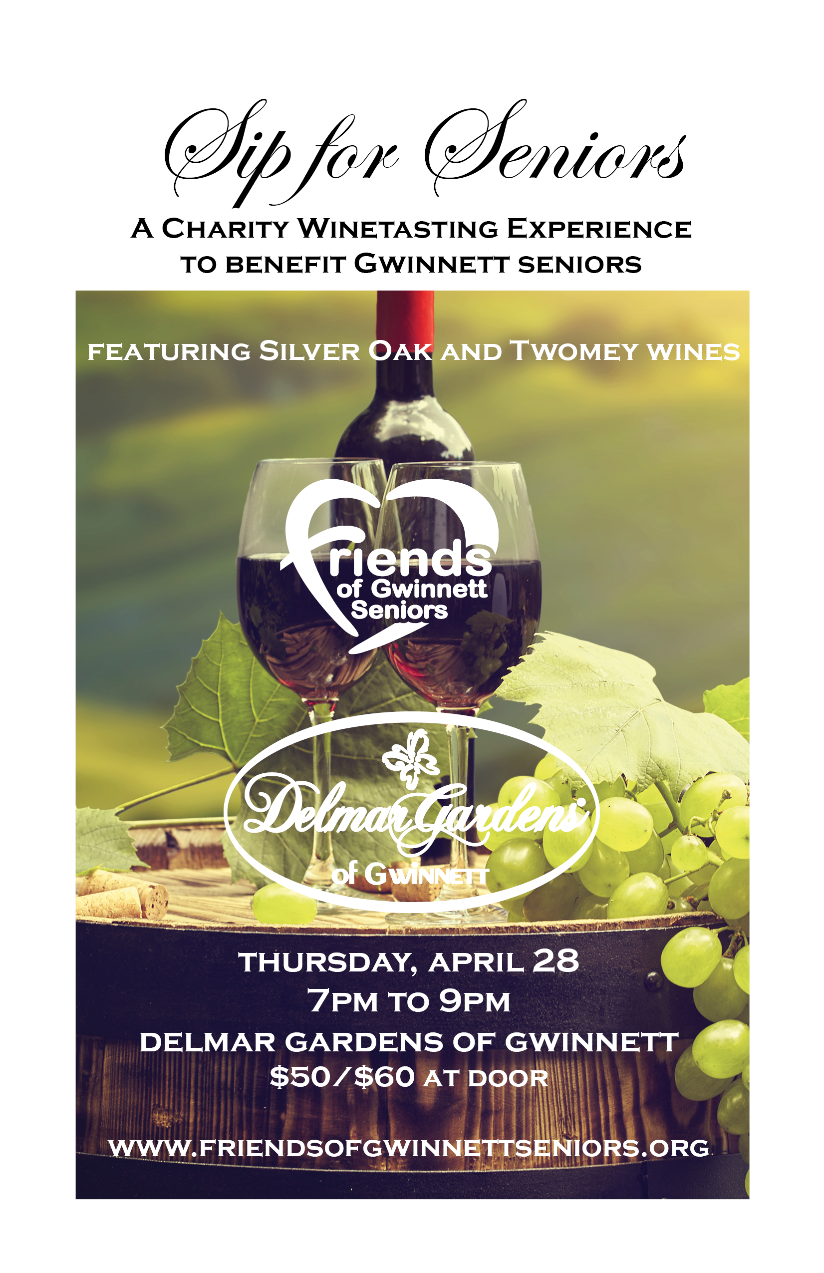 Sip for Seniors Event